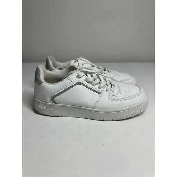 Nautica Shoes - Nautica Nigela Low Top Casual Sneakers Shoes White Womens Size 8,5 Faux Leather